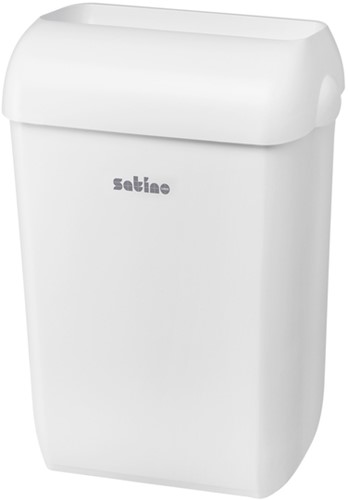 Afvalbak Satino 332570 open inworp 43 liter wit 