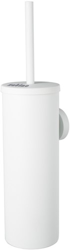 Toiletborstelset Satino 332140 metaal wit 