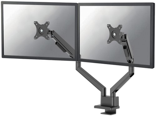 Monitorarm Neomounts NEXT Slim dual 17-32" zwart