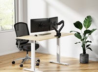 Monitorarm Neomounts NEXT Slim dual 17-32" zwart-7