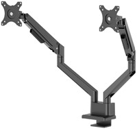 Monitorarm Neomounts NEXT Slim dual 17-32" zwart-2