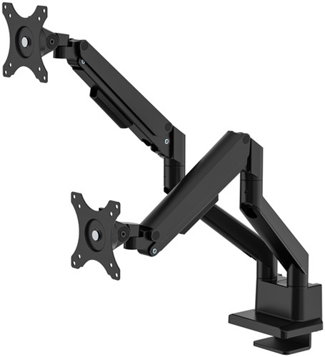 Monitorarm Neomounts NEXT Slim dual 17-32" zwart-3