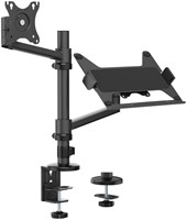 Monitorarm met laptophouder Neomounts NEXT Lite single 17-27" zwart-6