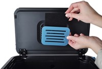 Pedaalemmer Desq 40 liter rvs zilver-1