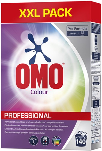 Wasmiddel Omo Pro Formula poeder color 7kg 140 scoops