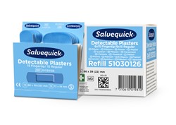 Salvequick pleisters detectabel