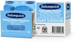 Salvequick pleisters detectabel
