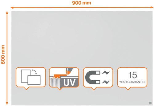Whiteboard Nobo Infinity randloos 60x90cm-2