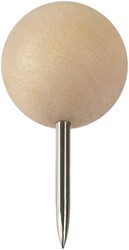 Punaises Nobo hout voor memobord 40 stuks