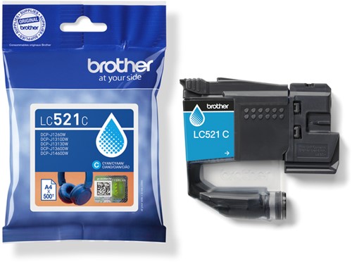 Inktcartridge Brother LC-521C cyaan-3