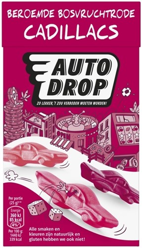 Autodrop rode Cadillacs pak 280gr