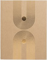 Gastenboek Exacompta Graphik 270x220mm blanco kraft