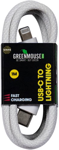 Kabel Greenmouse USB-C to Lightning data Woven - 1m-2