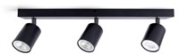 Plafondspot Integral Siena 3 spot IP20 GU10 zwart (excl. lichtbron)