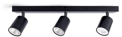 Plafondspot Integral Siena 3 spot IP20 GU10 zwart (excl. lichtbron)