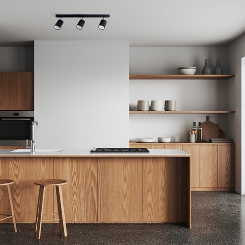 Plafondspot Integral Siena 3 spot IP20 GU10 zwart (excl. lichtbron)-2