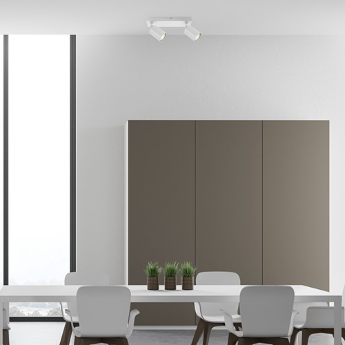 Plafondspot Integral Siena 2 spot IP20 GU10 wit (excl. lichtbron)-2