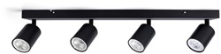 Plafondspot Integral Siena 4 spot IP20 GU10 zwart (excl. lichtbron)