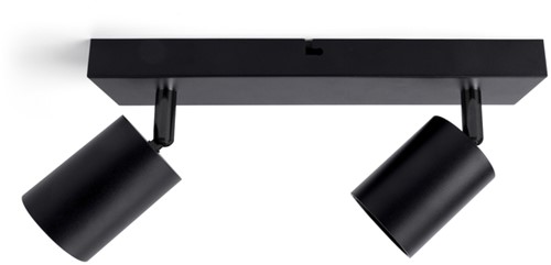 Plafondspot Integral Siena 2 spot IP20 GU10 zwart (excl. lichtbron)