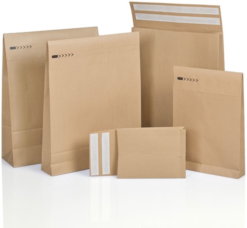 E-Commerce envelop IEZZY 162x229x40+86mm met retoursluiting br 250st-2