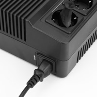 Kabel ACT STROOM C13 recht - CEE7/7 zwart 2.0 meter-2