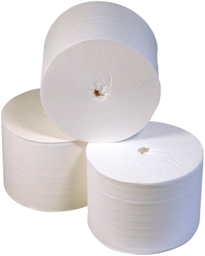 Toiletpapier Coreless 2-laags 104m wit-3