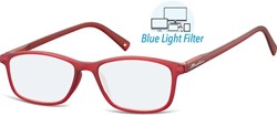 Leesbril  Montana +1.00 dpt blue light filter rood