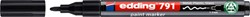 Paintmarker edding 791 op alcoholbasis 1-2mm zwart