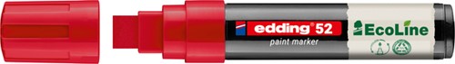 Paintmarker edding 52 EcoLine op waterbasis 4-15mm rood