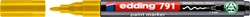 Paintmarker edding 791 op alcoholbasis 1-2mm geel