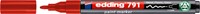 Paintmarker edding 791 op alcoholbasis 1-2mm rood