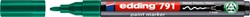 Paintmarker edding 791 op alcoholbasis 1-2mm groen