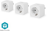 Slimme stekker Nedis Smartlife Wifi 3 stuks wit-5
