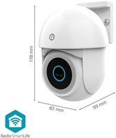 Beveiligingscamera Nedis Smartlife Wifi buiten 3MP Full HD 1296p wit-3