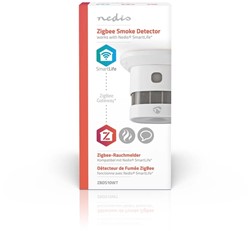 Rookmelder Nedis Smartlife Zigbee 3.0 Wifi 10 jaar sensor wit