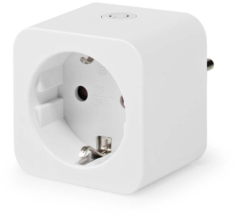 Slimme stekker Nedis Smartlife Wifi enkel wit-2
