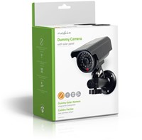 Dummy beveiligingscamera Nedis bullet solar buiten grijs-4