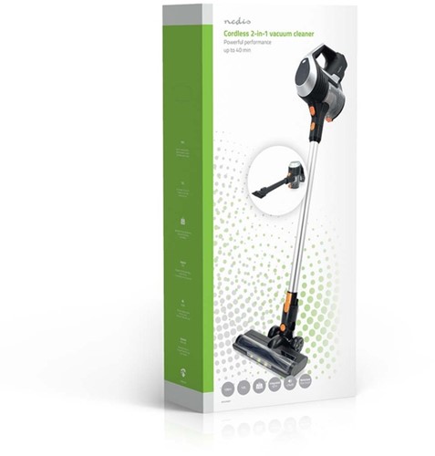 Steelstofzuiger Nedis 2-in-1 snoerloos HEPA 130W zwart-3