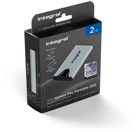 SSD Integral SlimXpress Portable USB-C 2TB