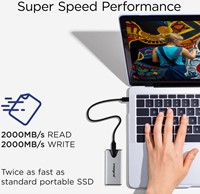 SSD Integral SlimXpress Portable USB-C 2TB-1