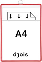 Zichtpanelenframe hangend Tarifold A4 rood 5 stuks