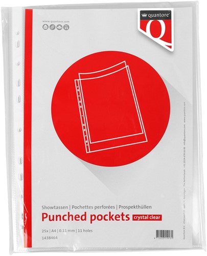Showtas Quantore A4 11-gaats PP 0.11 glad 25 stuks-2