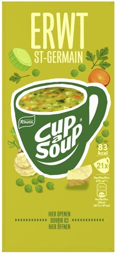 Cup-a-Soup Knorr erwtensoep 21x175ml-2