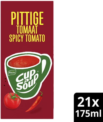 Cup-a-Soup Knorr pittige tomaat 21x175ml
