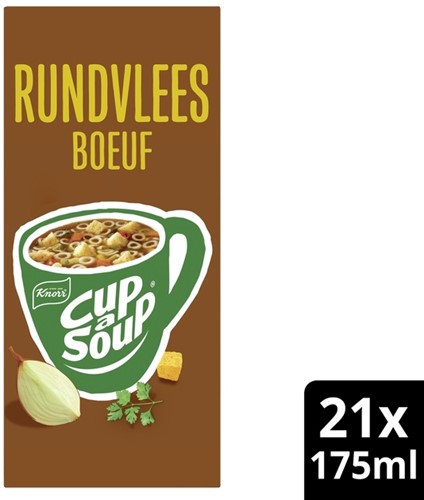 Cup-a-Soup Knorr rundvlees 21x175ml