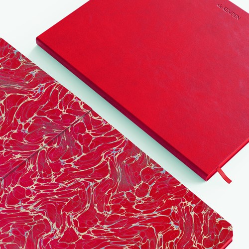 Notitieboek de KEMPEN Poppy 110x160mm lijn 160 pagina's 90gr rood-2