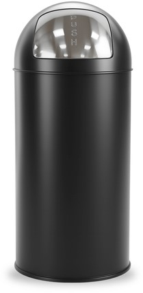 Afvalbak BRASQ Push Bin PB230+ 30 liter zwart