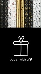 Inpakpapier Luxury Christmas 150x70cm assorti
