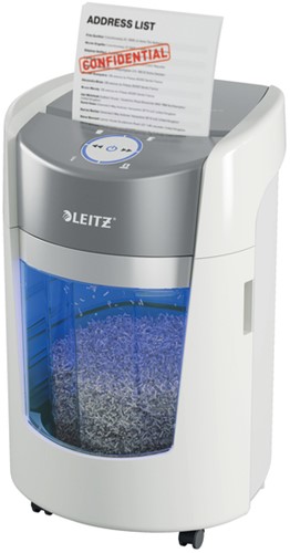 Papiervernietiger Leitz IQ OptiMax 350 Small Office P5 snippers 2x15mm-2