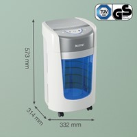 Papiervernietiger Leitz IQ OptiMax 225 Home Office P5 snippers 2x15mm-4